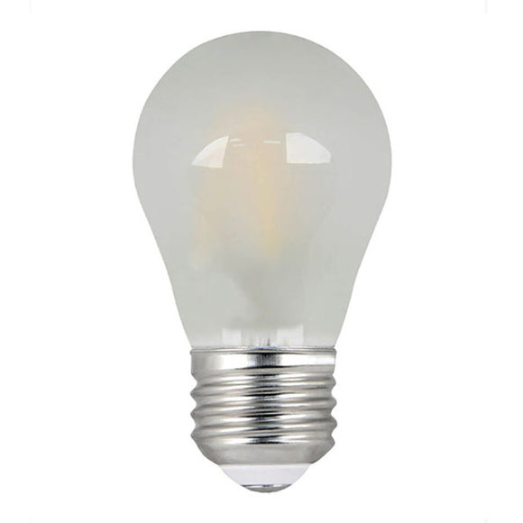 Cyber Tech Lighting LB60FA15-D-E26/WW-2PK 9W LED Frosted A15 Filament Fan Bulb E26 Dimmable 2700K Warm White Light 2 Pack