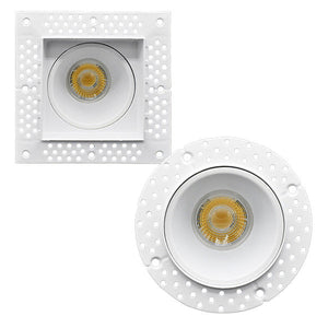 GM Lighting MTST2-5CCT-W MiniTask - 2" Square - Trimless Fixed - 5CCT Selectable - White - Ready Wholesale Electric Supply and Lighting
