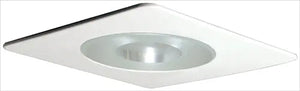 ELCO EL29115 4" Square Shower Trim with Frosted Pinhole Glass and Reflector - Ready Wholesale Electric Supply and Lighting