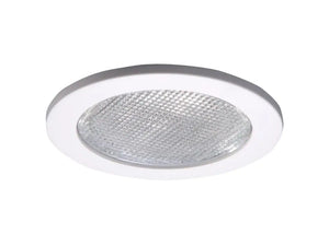 Halo 4055WH 4" Flat Prismatic Lens, White Plastic Ring, Showerlight - Ready Wholesale Electric Supply and Lighting