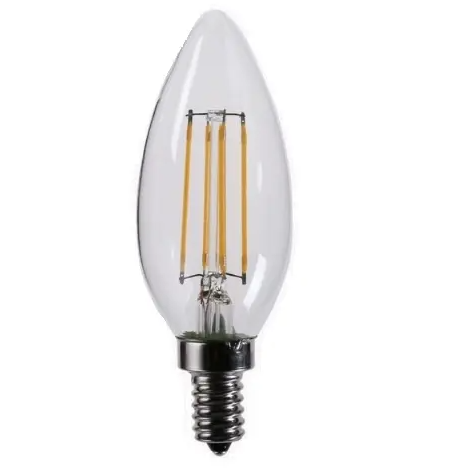 Cyber Tech Lighting LB25CCN-D/WW LED Flame Tip Filament Candle Lamp Warm White Light Bulb - Ready Wholesale Electric Supply and Lighting