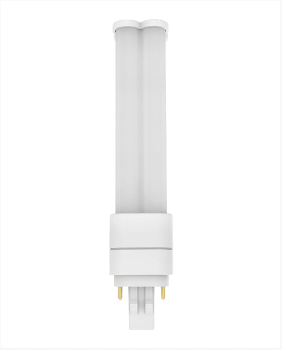 Cyber Tech Lighting LB8PL-MX23-2/CW 8W 2-Pin LED PL Quad Bulb for Magnetic Ballast or 120-277V Direct Connect, 4000K  (A+B) for GX23-2 Base