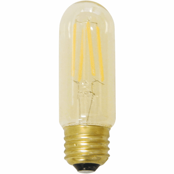 Cyber Tech Lighting LB4T10-VINT-D/21K 4W LED T10 Filament Vintage Bulb Warm White