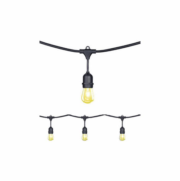 Cyber Tech Lighting SL-24 24ft String Light incl. 12 LED S14 Lamps - Ready Wholesale Electric Supply and Lighting