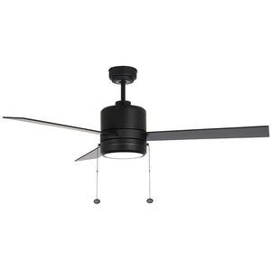 Westgate WFL-115-PC-3B-52-MCT-BK-BK 52" Black Finish Plywood 3-Blade Ceiling Fan & Light, 20W, 3000K/4000K/5000K - Ready Wholesale Electric Supply and Lighting
