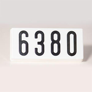 Aero-Lite PLHN4WLED - LED Complete Address Sign - 4" numbers, White - Ready Wholesale Electric Supply and Lighting