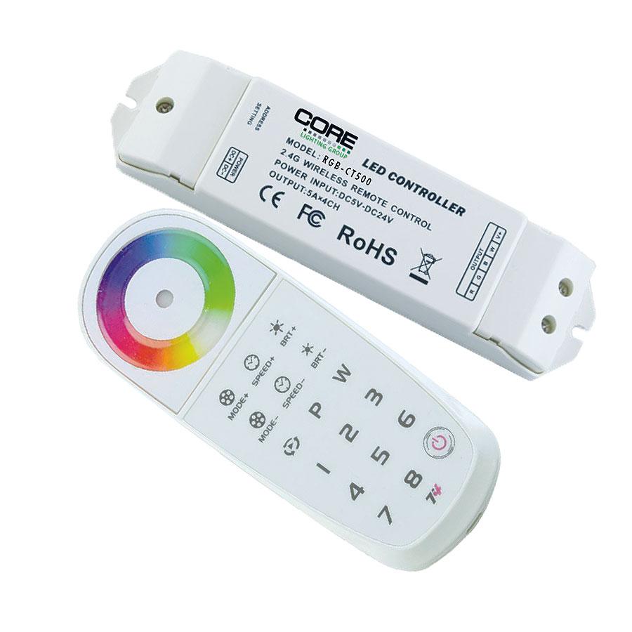 Core Lighting RGB CT-500 RGB+W TOUCH SERIES CONTROLLER – Ready Wholesale  Electric Supply and Lighting