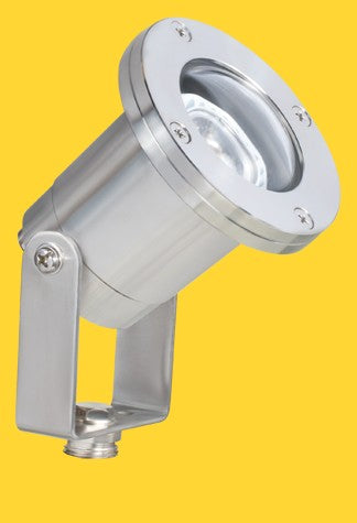 Corona Lighting CL-211-SS Directional Lights, Stainless Steel Lensed w/ Yoke, Stainless Steel - Ready Wholesale Electric Supply and Lighting
