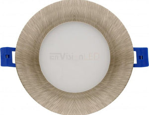 EnVisionLED SLPNL-4R-TRIM-BN - 4" Panel Downlight Brushed Nickel Trim Round - Ready Wholesale Electric Supply and Lighting