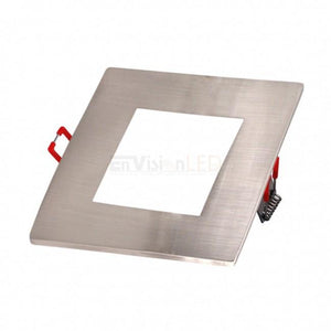 EnVisionLED SLPNL-4SQ-TRIM-BN - 4" Panel Downlight Brushed Nickel Trim Square - Ready Wholesale Electric Supply and Lighting