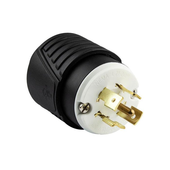 Enerlites 66600-BK - INDUSTRIAL GRADE, LOCKING CONNECTORS..20AMP 120/208VAC..4P, 5W, 3PY, GROUNDING - Ready Wholesale Electric Supply and Lighting