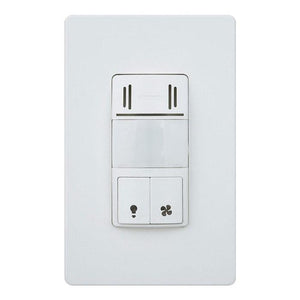 Enerlites DWHOS-W - Dual-Tech (PIR/Humidity) Wall Sensor Switch - Ready Wholesale Electric Supply and Lighting