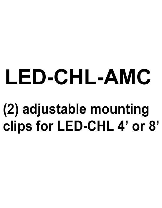GM Lighting LEDCHLAMC (2) Adjustable Mounting Clips for LEDCHL 4