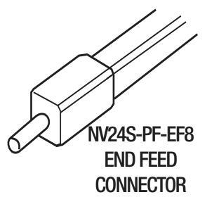 GM Lighting NV24S-PF-EF8 Tape to Power Flexible End Feed - 8 ft. Length - Ready Wholesale Electric Supply and Lighting