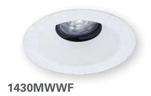 HALO 1430MWWF 4" Conical Reflector, Open, 35 degree Tilt, Matte White, White Flange - Ready Wholesale Electric Supply and Lighting