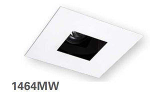 HALO 1464MW 4" Square Pinhole, Open, 35 degree Tilt, Matte White - Ready Wholesale Electric Supply and Lighting