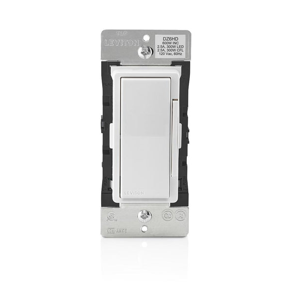 Leviton DZ6HD-1BZ - 600W Decora Smart with Z-Wave Plus Technology Dimmer - Ready Wholesale Electric Supply and Lighting