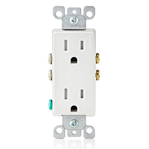 Leviton T5325 - 15 Amp Decora Tamper-Resistant Duplex Outlet - Ready Wholesale Electric Supply and Lighting