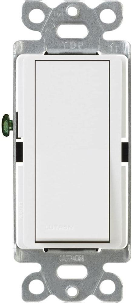 Lutron CA-1PSNL Claro (gloss) 15A, Single Pole Switch With Soft Locator Light - Ready Wholesale Electric Supply and Lighting