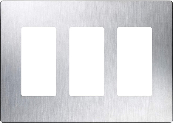Lutron CW-3 Claro Designer Gloss 3-Gang Wall Plate - Ready Wholesale Electric Supply and Lighting