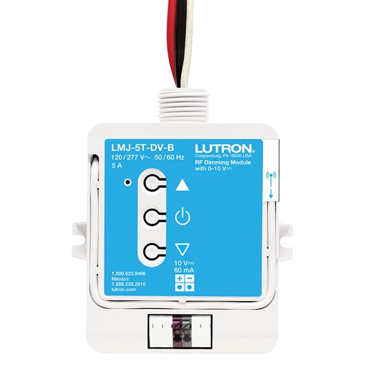 Lutron LMJ-5T-DV-B RF Dimming Module with 0-10V - Ready Wholesale Electric Supply and Lighting