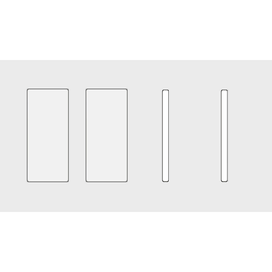 Lutron LWT-TTGG New Architectural / Grafik T Wallplate (4 Gang) - Ready Wholesale Electric Supply and Lighting