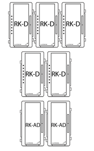 Lutron RadioRA 2 RK-PKG Replacment Button Kits - Ready Wholesale Electric Supply and Lighting