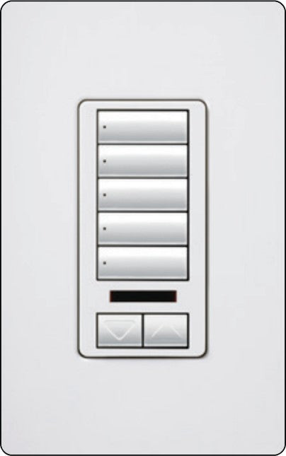 Lutron RadioRA 2 RRD-W5BRLIR Wall-Mounted Keypads - Ready Wholesale Electric Supply and Lighting