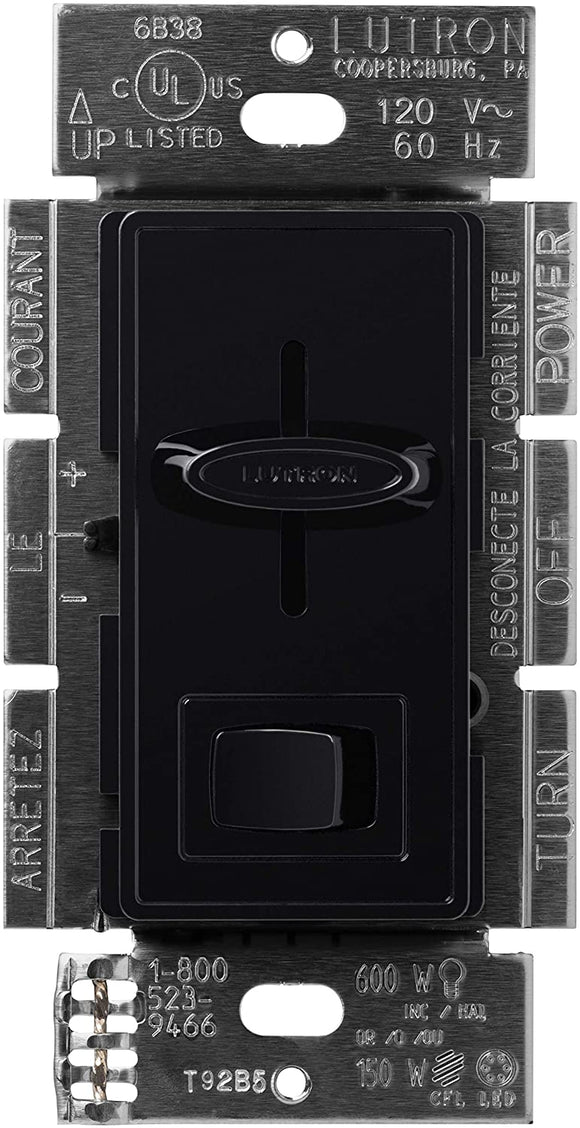Lutron S-600P Skylark 600W, Single Pole, Incandescent / Halogen, Preset Dimmer - Ready Wholesale Electric Supply and Lighting