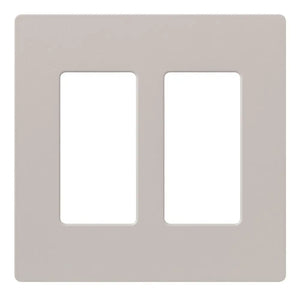 Lutron SC-2 Claro Accessories Satin, 2-Gang Wall Plate - Ready Wholesale Electric Supply and Lighting