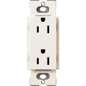 Lutron SCRS-15-TR Designer (Satin) 15A, Tamper Resistant Receptacle - Ready Wholesale Electric Supply and Lighting