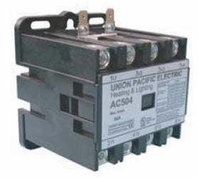 Union Pacific Electric AC504-480 50A 4P 480V Lighting & Heating Contactor - Ready Wholesale Electric Supply and Lighting