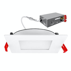 EnVisionLED 8" External J-Box Square Downlight: Slim-Line - Ready Wholesale Electric Supply and Lighting
