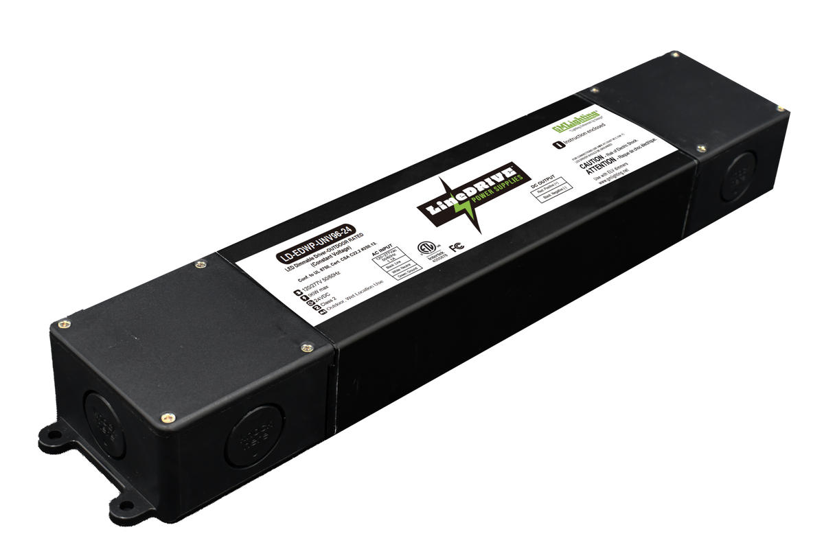 GM Lighting LDEDWPUNV6024 LineDRIVE 24VDC Wet Location Electronic D