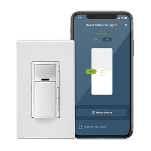 Leviton D2MSD-1BW Decora Wi-Fi Motion Sensing Dimmer (2nd Gen) - Ready Wholesale Electric Supply and Lighting