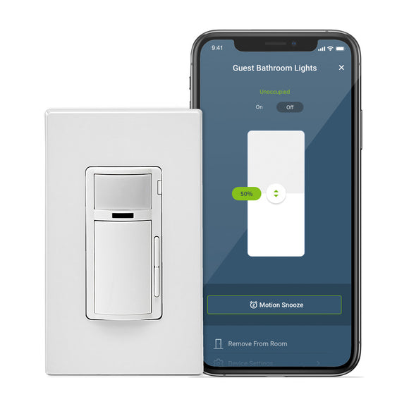Leviton D2MSD-1BW Decora Wi-Fi Motion Sensing Dimmer (2nd Gen) - Ready Wholesale Electric Supply and Lighting