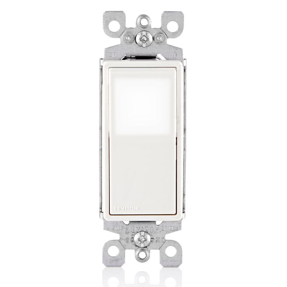 Leviton L5613-2W Decora LED Illuminated Rocker 3-Way Switch - Ready Wholesale Electric Supply and Lighting