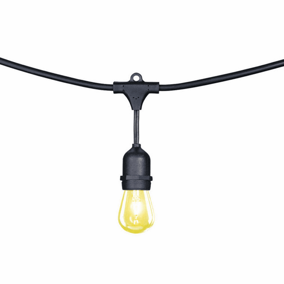 Cyber Tech Lighting SL-4818 48ft String Light incl. 18 LED S14 Lamps - Ready Wholesale Electric Supply and Lighting