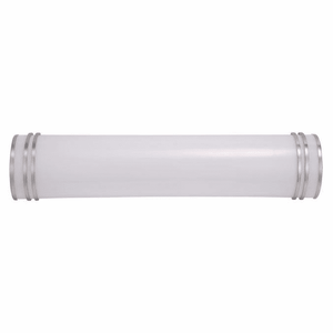 Cyber Tech Lighting V24SAT/NS-LED 24" 25W LED Saturn Wall Vanity Fixture nickel Satin 3000K, 3500K, & 4000K - Ready Wholesale Electric Supply and Lighting