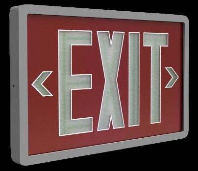 BETALUX 171 Self-Luminous Exit Sign - 10 Year Life - Ready Wholesale Electric Supply and Lighting