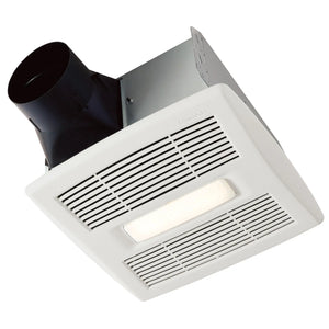 Broan® AE50110DCL Bathroom Exhaust Fan w/ LED Light, ENERGY STAR®, 50-110 CFM - Ready Wholesale Electric Supply and Lighting
