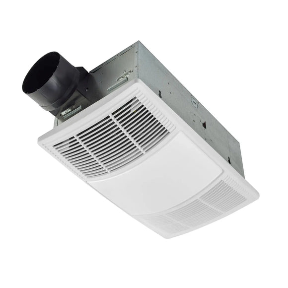 Broan® BHFLED80 PowerHeat 80 CFM 1.5 Sones Heater Exhaust Fan with CCT LED Lighting - Ready Wholesale Electric Supply and Lighting