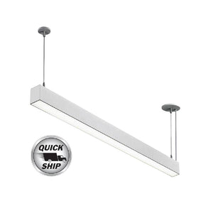 Core Lighting CSL340-8-BK - 8 Ft. DIRECT / INDIRECT SUSPENDED PROFILE - LED TAPE CHANNEL - Black - Ready Wholesale Electric Supply and Lighting