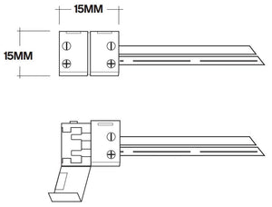 Core Lighting LSM-HW24-S10 - 24 Hardware Connector - Ready Wholesale Electric Supply and Lighting