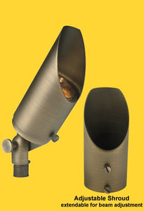 Corona Lighting CL-532B Directional Light, Brass Bullet - Ready Wholesale Electric Supply and Lighting