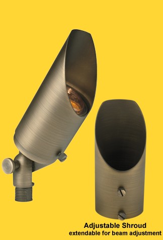 Corona Lighting CL-532B Directional Light, Brass Bullet - Ready Wholesale Electric Supply and Lighting