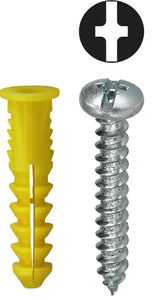 Dottie 2AK  #10 Yellow Wing Conical Anchor Kit w/ Pan Head Combo Drive Screws - Ready Wholesale Electric Supply and Lighting
