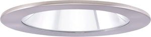 ELCO EL1411N 4" Adjustable Shower Trim with Clear Reflector and Lens Trim - Nickel - Ready Wholesale Electric Supply and Lighting