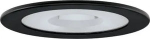 ELCO EL1415B 4" Shower Trim with Clear Reflector and Frosted Glass Pinhole Trim - All Black - Ready Wholesale Electric Supply and Lighting