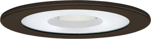 ELCO EL1415BZ 4" Shower Trim with Clear Reflector and Frosted Glass Pinhole Trim - All Bronze - Ready Wholesale Electric Supply and Lighting